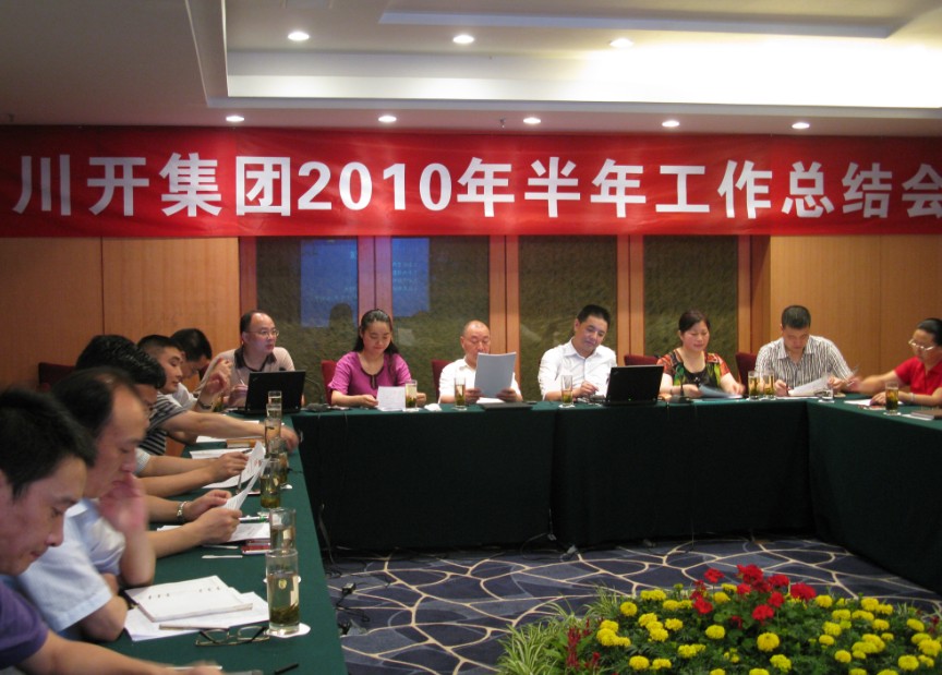 集团公司召开2010年上半年工作总结会